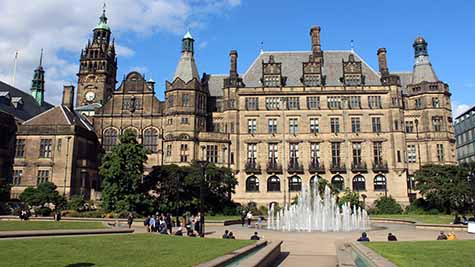 A picture of Sheffield Town Hall