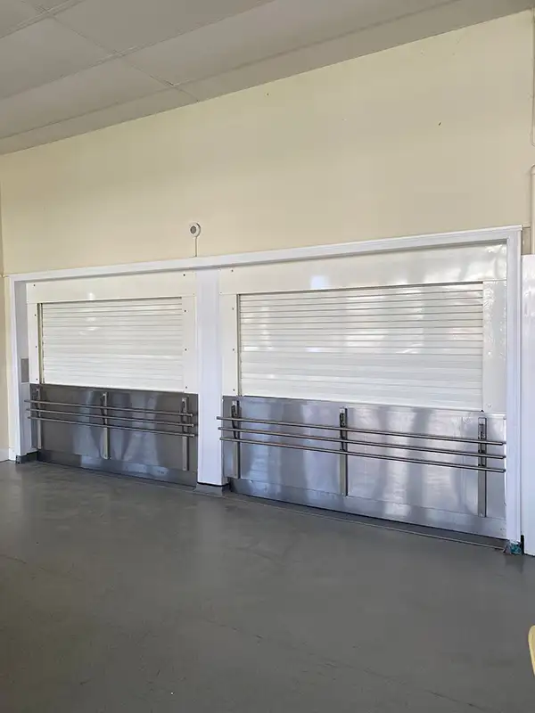 fire shutters installed by DT Services for a school in Hull