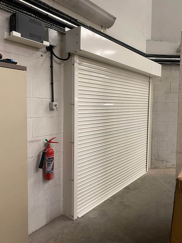 Fire rated shutter installed in a warehouse in Hull